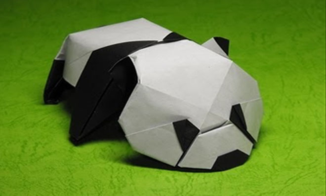 Origami Of Panda